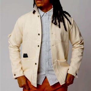 Raleigh Denim Jacket in Blue not white as pictured here